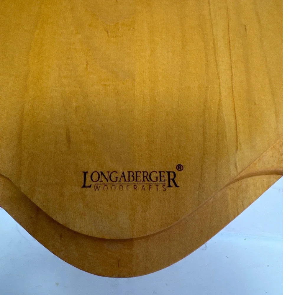 Longaberger Love Treasures Sweetheart Basket Set 1999 Red Heart Wood Lid LinerEX